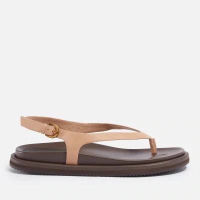 Image of Alias Mae Women&#039;s Daisy Toe Post Leather Sandals UK 3