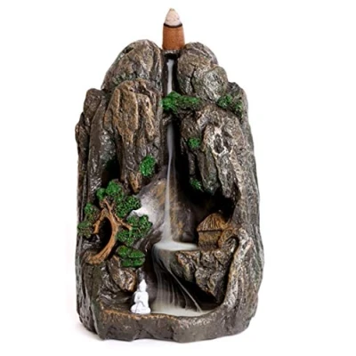 Image of Sil Buddha Mountainside Backflow Incense Burner