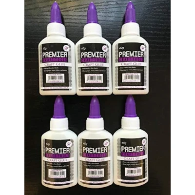 Image of Hunkydory Premier Craft Tools White Glue 6 x 40g Bottles