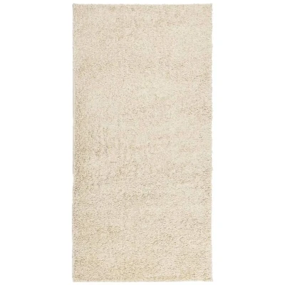 Image of vidaXL Shaggy Rug PAMPLONA High Pile Modern Gold 100x200 cm