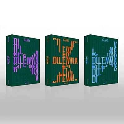 Image of ENHYPEN DIMENSION : DILEMMA Album+Pre Order Benefit+Folded Poster+Extra Photocards Set (CHARYBDIS ver.)