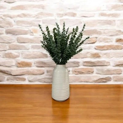 Image of FabFinds Artificial Eucalyptus stems with Flexible 5 Branches for Home Wedding Party Decoration 90cm (5)