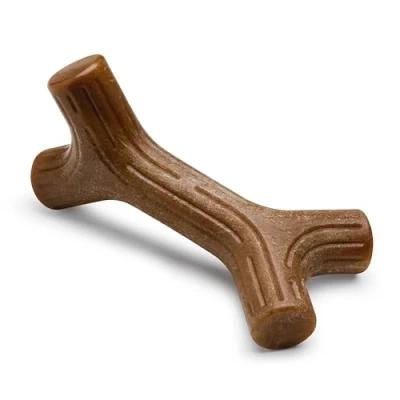 Image of Benebone Indestructible Stick Dog Chew Toy For Aggressive Chewers, Long Lasting Tough Boredom Breaker Dogs, Real Bacon Flavour, Medium Made in the USA.