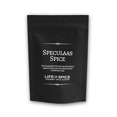 Image of Life of Spice Speculaas 30g Pack with Recipe Card Great Baking for Christmas Cinnamon, Ginger, Aniseed and Coriander Biscuits Pepernoten All Natural/Gluten Free
