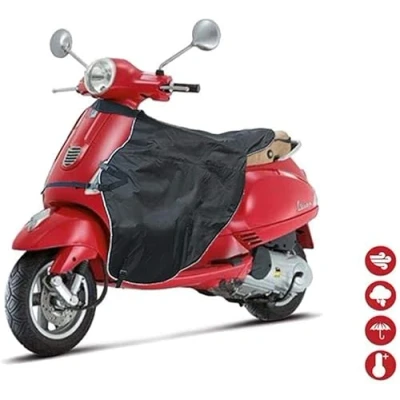 Image of Queta Universal Scooter Apron Leg Cover, Warm Cover for Scooter, Waterproof Windproof Rider and Knee Protection, Cold Rain Protection