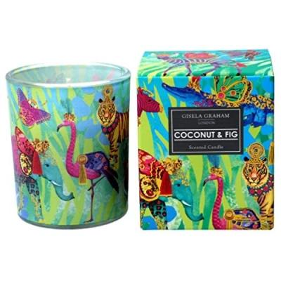 Image of Gisela Graham Christmas Boxed Scented Candle Fantasy Animals (Small)