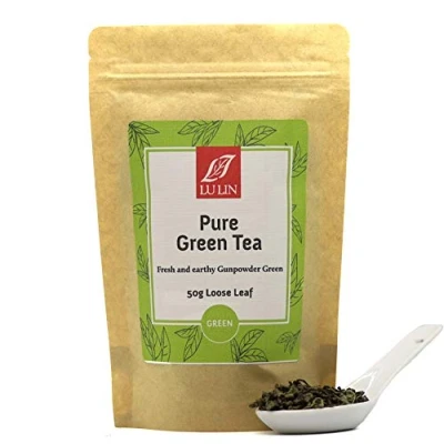Image of LuLin Teas Pure Green Tea Loose Tea, 50 g