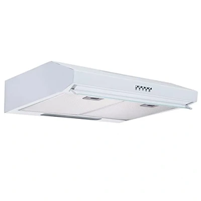 Image of SIA VSR60WH 60cm White Slimline Visor Cooker Hood Kitchen Extractor Fan