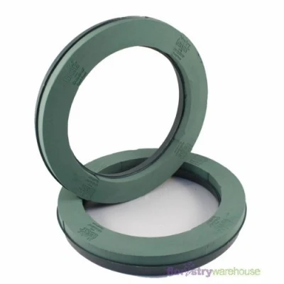 Image of FloristryWarehouse Oasis Naylorbase Wreath Rings 16 Inch x 2 Plastic backed