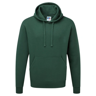 Image of Russell Athletic Mens Authentic Hooded Sweatshirt / Hoodie (Bottle Green) Size X Small