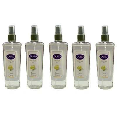 Image of DURU LEMON COLOGNE LIMON KOLONYA SPRAY PUMP BOTTLE 150ML (5 PCS OFFER)