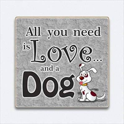 Image of HmHome Fridge magnet all you need is love and a dog Novelty