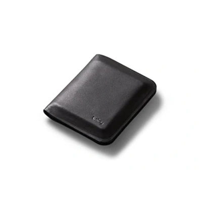 Image of Bellroy Apex Note Sleeve (Molded Leather Billfold Wallet, RFID Protected) Raven