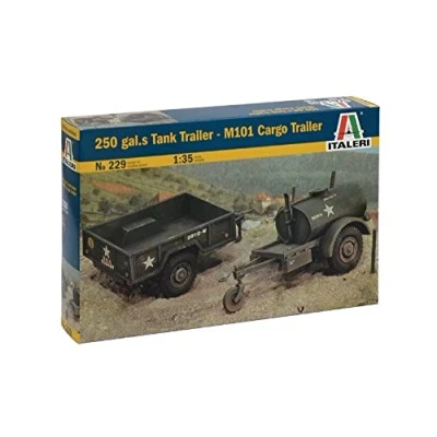Image of Italeri ITA229 250 Gal S Tankanhänger Model kit, United States Armies
