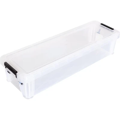 Image of Whitefurze Allstore 2.2LTR 370X110X80MM Storage Box with Lid