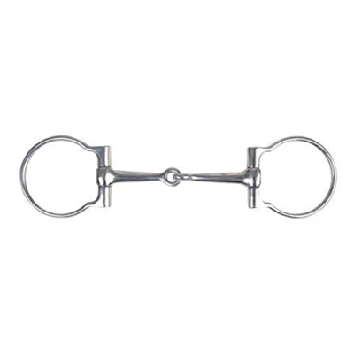 Image of HKM Western D Ring Snaffle Single Broken 125mm