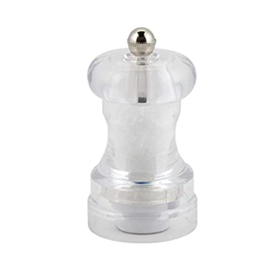 Image of Genware NEV SPGR10 Salt/Pepper Grinder, Acrylic, 10 cm