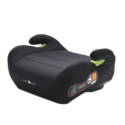 Image of Cozy N Safe Kea i Size ECE R129 (22 36kg, 6 12 Years Old), Lightweight Compact, Backless Child Booster Car Seat Onyx