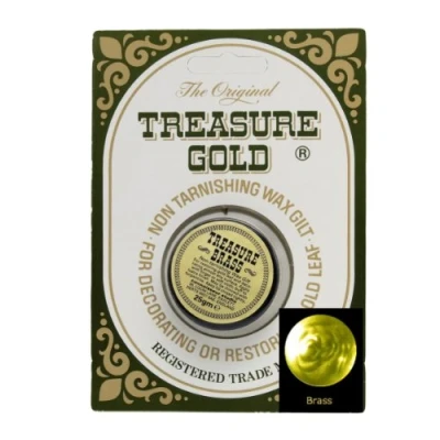 Image of Treasure Gold Metallic Gilding Wax 25g Brass