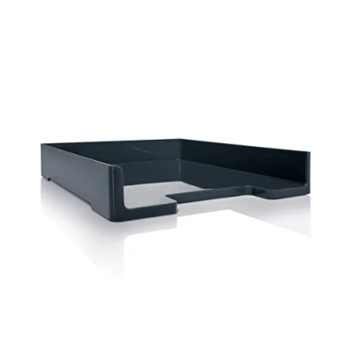 Image of SIGEL SA167 Letter Tray, 26.8 x 5 33.3 cm, Dark Grey