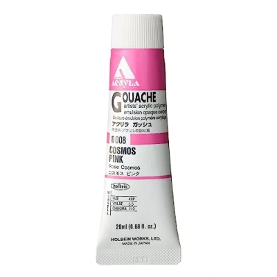 Image of Holbein Acryla Gouache Cosmos Pink (A) 20ml