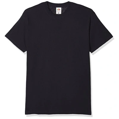 Image of Fruit of the Loom Men&#039;s Original T. T Shirt Pack 3, Black, XX Large