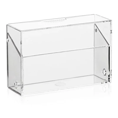 Image of VITAdisplays® Business Card Box/Business Holder/Variable for Storage or as Stand, Transparent