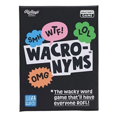 Image of Wacronyms: The wacky word game that will make everyone ROFL!