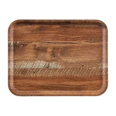 Image of Cambro Wood Grain Tray Madeira 360x460mm Brown Oak