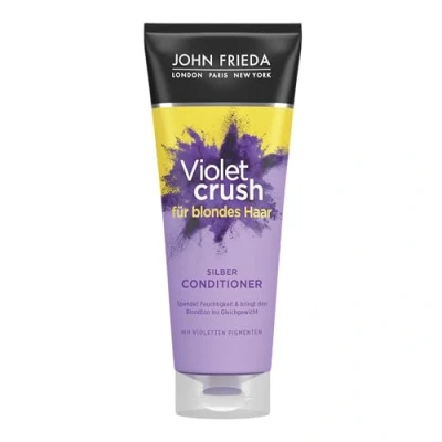 Image of John Frieda Violet Crush for Blondes Toning Conditioner Blonde Hair, Purple 250 ml