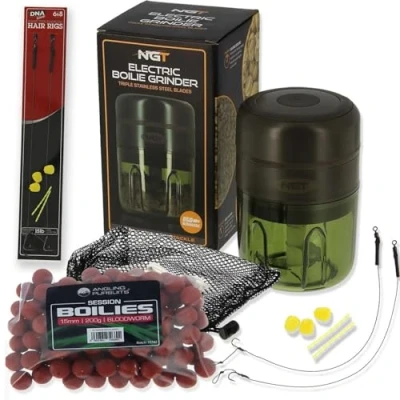 Image of NGT Electric Boilie Grinder Crusher USB Charge Bait Rigs &amp; Carp Fishing