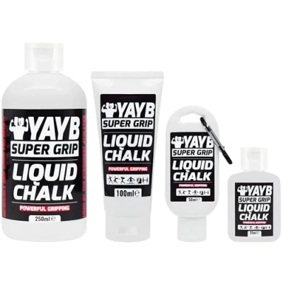Image of LIQUID CHALK YAYB Powerful Hand Grip Sweat Free Hands Gym Weight Lifting, Rock Climbing, Gymnastics, Weightlifting, Pole Dancing, Bouldering, Powerlifting, Strongman, Dry, Sports (1x 35ml)