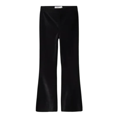 Image of NAME IT Girl&#039;s NKFORINGE Bootcut VEL Pant Cloth Trousers, Black, 140