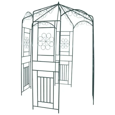 Image of vidaXL Garden Arch 250 cm Dark Green