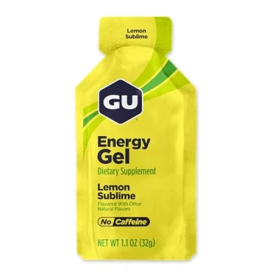 Image of GU Lemon Sublime Flavour Energy Gels Box of 24