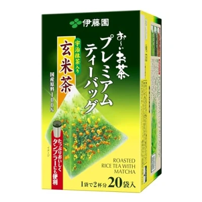 Image of Itoen Premium Tee Bag Genmai Tea 1.8g 20 peace Green (Pack Type)