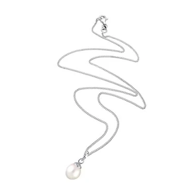 Image of Elli Necklace Classic Freshwater Cultured Pearls 925 Sterling Silver