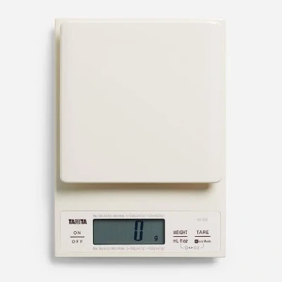 Image of Tanita KD 320 Digital Kitchen Scale 3kg Cream