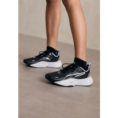 Image of Puma PWR Nitro SQD 2 WNS LACE PACK Training shoe, Women&#039;s, Size: 3.5, black/cool weather Textile