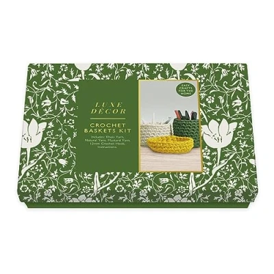 Image of Robert Frederick Luxe Décor Crochet Baskets Kit
