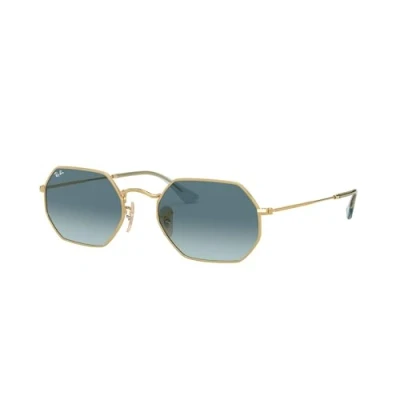 Image of Sunglasses Ray ban Rb3556n octagonal col. 91233m Unisex GÃ©omÃ©trique Gold