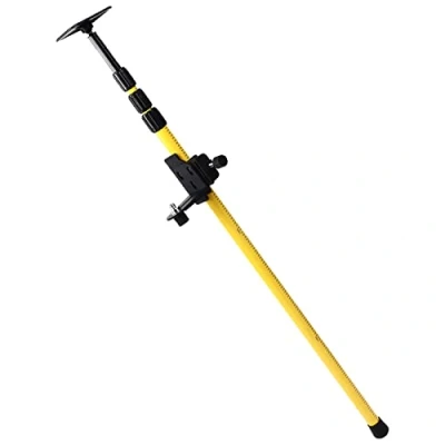 Image of Leveling Telescoping Pole, Standard Thread Laser Telescopic Pole with Lifting Table for and Line Lasers