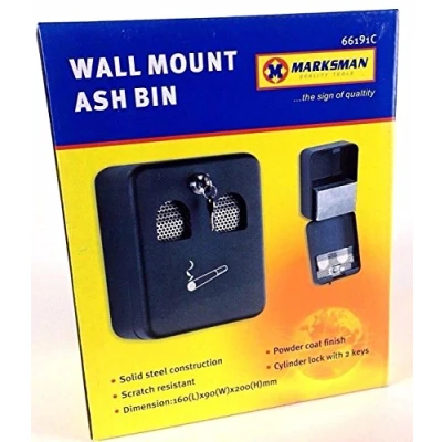 Image of Wall Mounted Metal Ash Tray