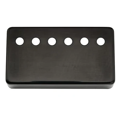 Image of Musiclily Pro 50mm Nickel Silver Alloy Humbucker Pickup Cover for Imported Electric Guitar, Black