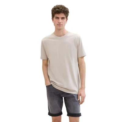Image of TOM TAILOR Denim Men&#039;s 1042155 T Shirt, 11754 Light Dove Grey, S