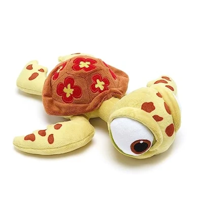 Image of Disney Store Official Squirt Small Soft Toy for Kids, Finding Nemo, 27cm/10, Baby Sea Turtle Tortoise Plush Character Figure with Embroidered Details, Suitable Ages 0+