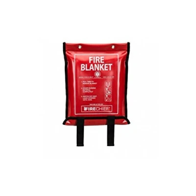 Image of KITEMARKED Fire Blanket 1.2m x 1.8m Certified to BSEN1869:1997 with 5 Year Guarantee (1.2m 1.8m)