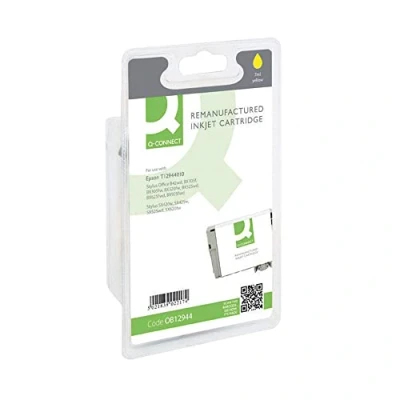 Image of Q Connect Epson T1294 Remanufactured Yellow InkJet Cartridge C13T12944011/T129440