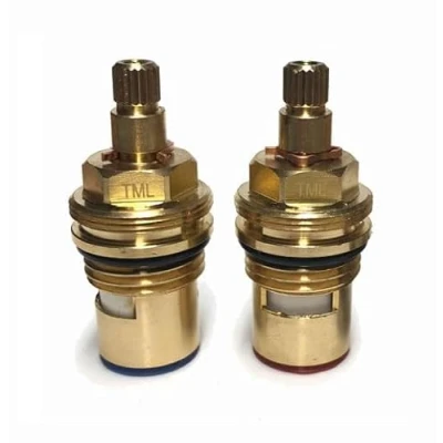 Image of Tap Cartridge Pair Compatible with Howdens Lamona Rienza Orta Velino Kitchen 20 Spline Valve