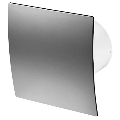 Image of Awenta 125mm Pull Cord Extractor Fan Satin ABS Front Panel ESCUDO Wall Ceiling Ventilation